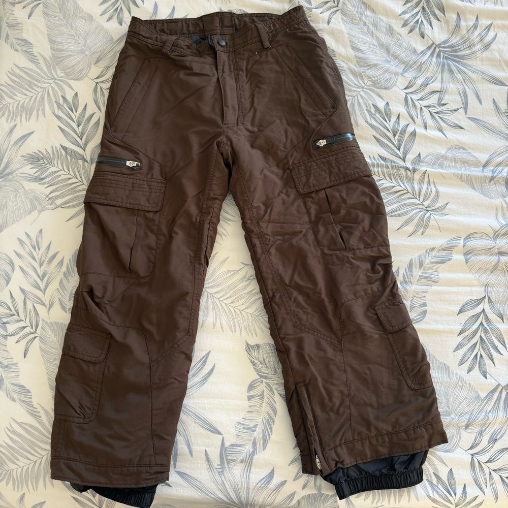 OBERMEYER ski pants nylon boys size 10 winter snowboarding - Picture 3 of 11